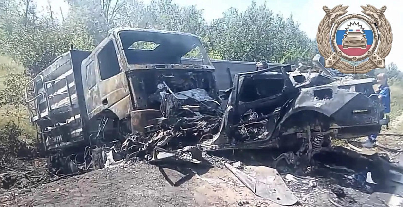 В Саратовской области водитель легковушки погиб в ДТП с фурой