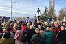 День космонавтики в Саратове открыли митингом у памятника Гагарину 