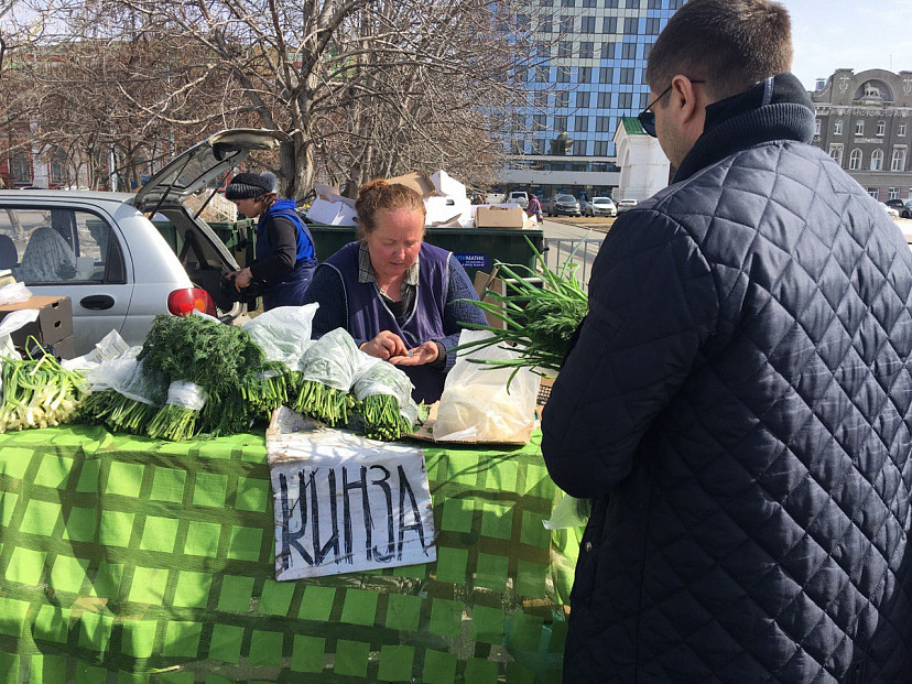 На Театральной площади будут торговать рассадой