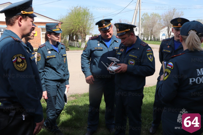 Под Саратовом беспилотники искали нарушителей пожарной безопасности