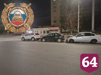 Пенсионерка пострадала в массовом ДТП на Чернышевского