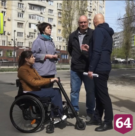 Центр Саратова сделают удобным для передвижения на колясках