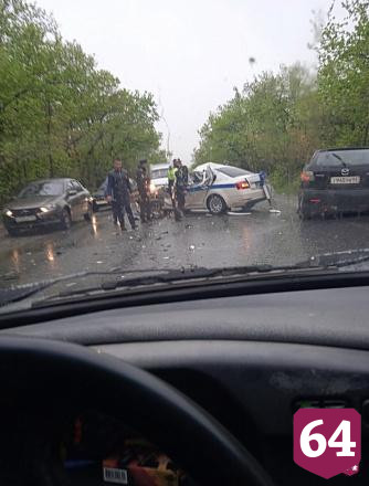 Аварией с машиной ДПС в Саратове заинтересовалась прокуратура