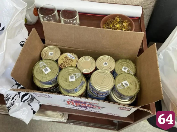 Саратовские женщины отправили бойцам продукты и медикаменты