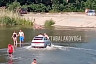 Саратовцы на автомобиле переправились через реку с водопадами