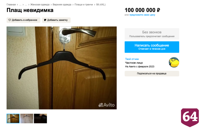 В Саратове за 100 миллионов продают «плащ-невидимку» от бывших