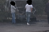 Во дворе дома выгорела грузовая «Газель»