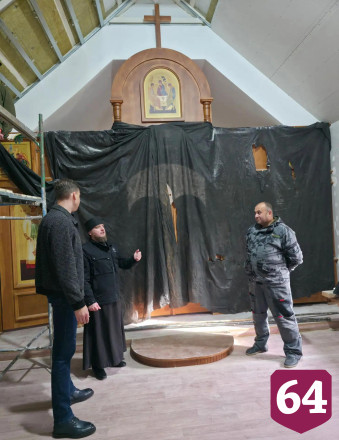 В саратовском поселке общими силами возводят храм