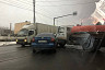 Улица Шехурдина заблокирована из-за ДТП с автоцистерной