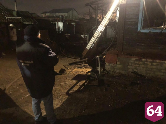 Ночью на пожаре в Саратове погибла женщина 