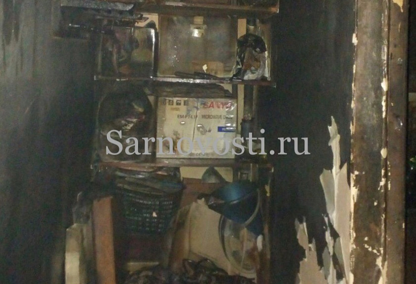 Инвалид сгорела в квартире, пока внучки не было дома