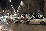 Ночью в центре Саратова столкнулись 4 автомобиля