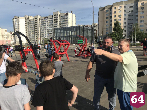 В Саратове открыли первый в России фитнес-парк
