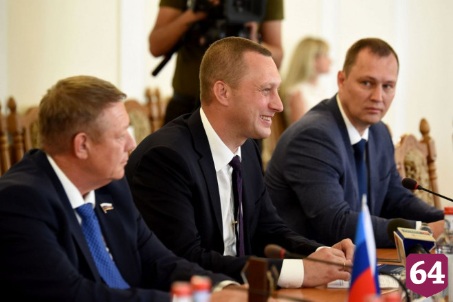 Роман Бусаргин и Николай Панков посетили Луганск