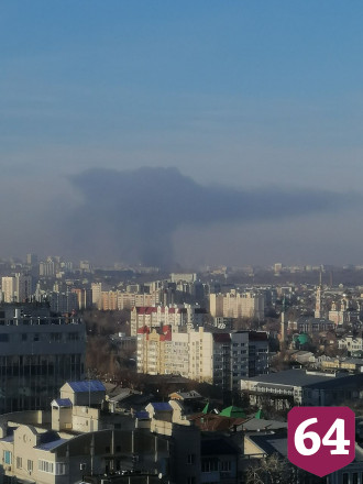 В Саратове полыхает завод «Тантал»