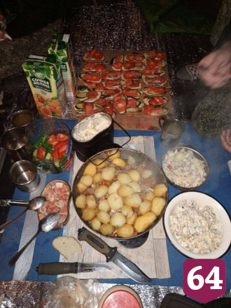 Саратовские бойцы СВО встретят Новый год с селедкой под шубой