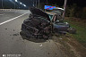 Под Саратовом «Волга» отправила «Ауди» в столб