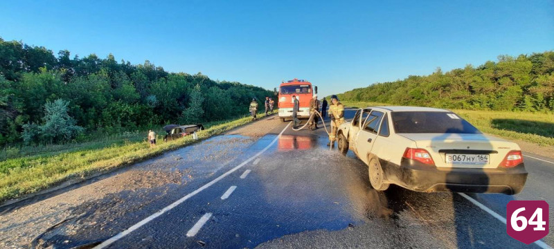 Два человека травмировались в ДТП под Саратовом