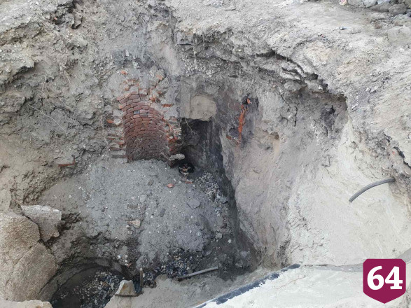 В Саратове из коммунальной ямы спасли собаку