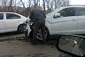 На дороге из Солнечного в Юбилейный столкнулись две иномарки
