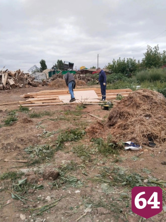 Саратовцы в свободное время строят будки спасенным с улицы собакам