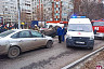 Водитель легковушки попал в больницу после массового ДТП в Саратове
