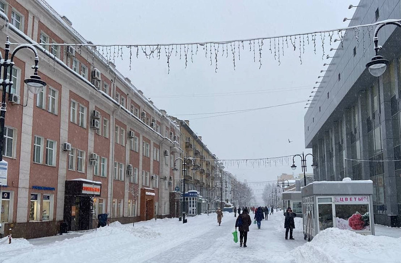 В Саратовской области обещают сильный снег и метель 