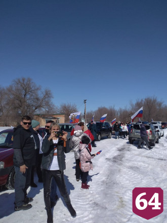 В Саратовской области прошел автопробег Z под легендарную «Катюшу»