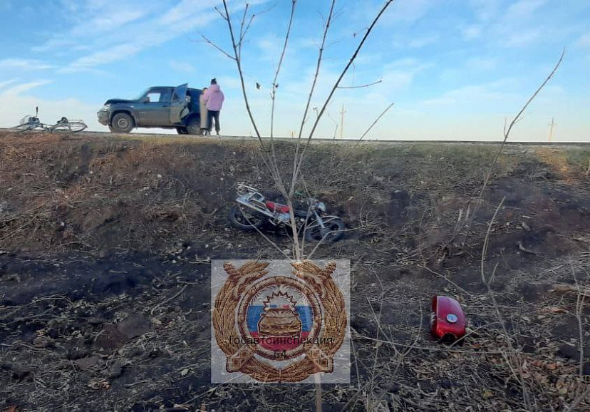 Юноши на мопеде пострадали в ДТП с «Нивой» под Саратовом