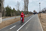 Спортсмены оценили велодорожку к Парку покорителей космоса 