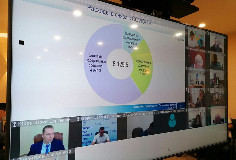 В Саратовской области на борьбу с COVID-19 потратили 8 млрд рублей