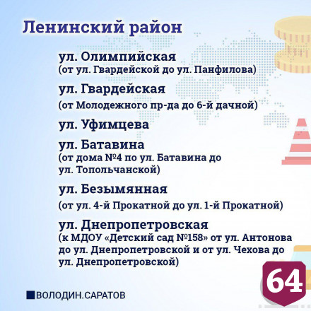 Тротуары в Саратове отремонтируют еще на 50 улицах