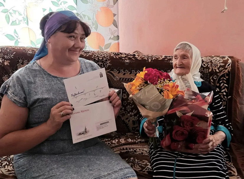 Саратовскую труженицу тыла в 95 лет радуют 10 правнуков