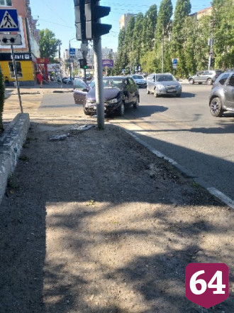В столкновении легковушек на Большой Горной ранена девушка