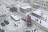 В Саратове пожарные тушат горящую квартиру в многоэтажке