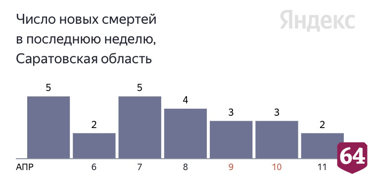 В Саратовской области от коронавируса умерли пожилые женщина и мужчина