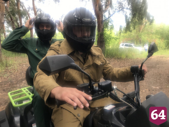 Саратовские леса патрулируют пожарные на квадроциклах