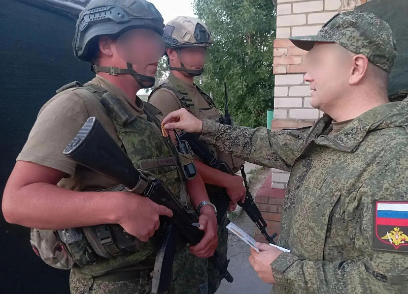 Боец спецоперации из Саратовской области награжден за уничтожение БПЛА