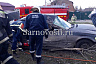 Водитель бросил друга в искореженной иномарке и сбежал с детьми