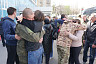 Мобилизованные саратовцы после отпуска отправились в зону СВО
