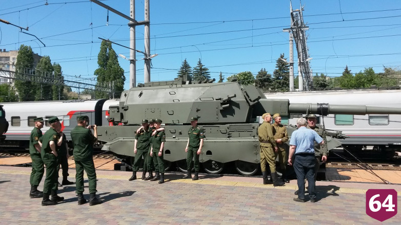Саратовцам показали оружие будущего и военные трофеи из Сирии