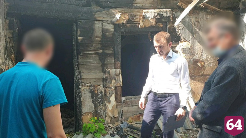 Саратовец случайно сжег друга в заброшенном доме