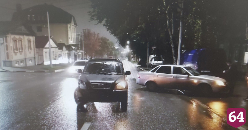 В аварии на Мясницкой пострадала автоледи