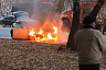 На Огородной горели две машины