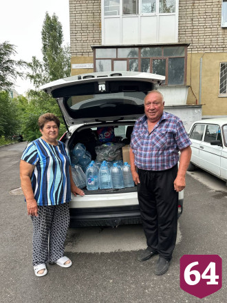 Родители погибшего бойца отправили на фронт воду