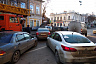 На Вольской у ТЮЗа столкнулись четыре автомобиля 