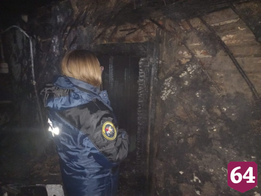 В деревенском доме после пожара найдено обгоревшее тело мужчины