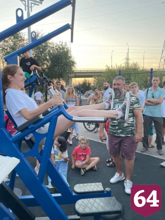 Пятый народный фитнес-парк открыли в Саратовской области