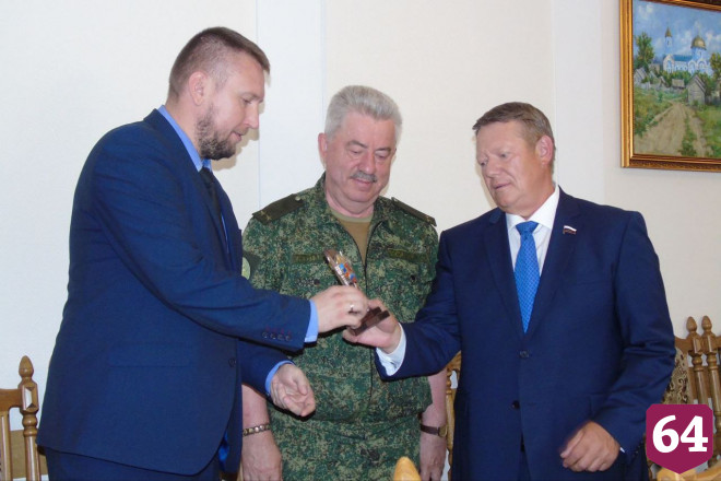 Роман Бусаргин и Николай Панков посетили Луганск