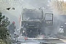 На Московском шоссе горел бензовоз